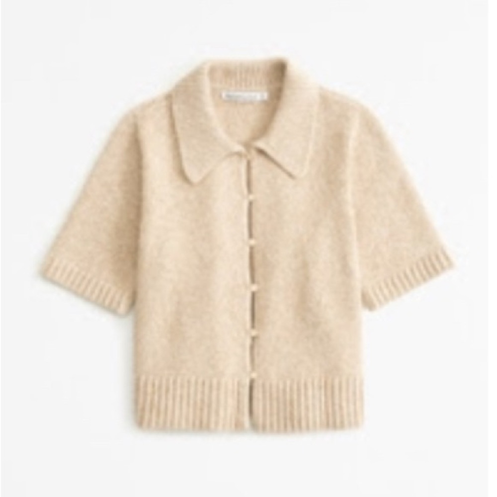 Abercrombie & Fitch Cream Sweater